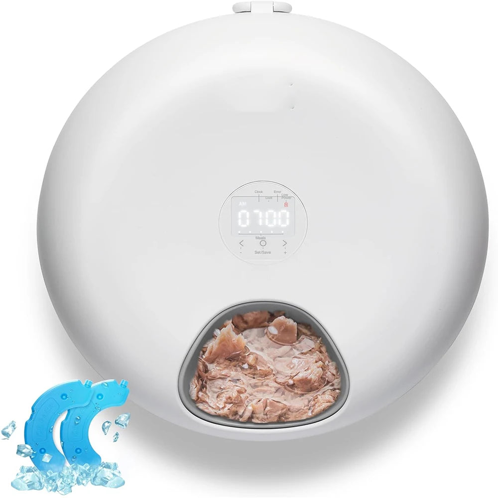 Rechargable Wet Food Cat and Dog Automatic Feeder Wet Food Samart Dispenser Pet Timed Feeding Wet Food Bowl