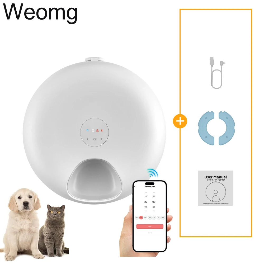 Rechargable Wet Food Cat and Dog Automatic Feeder Wet Food Samart Dispenser Pet Timed Feeding Wet Food Bowl