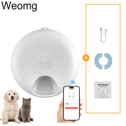 Rechargable Wet Food Cat and Dog Automatic Feeder Wet Food Samart Dispenser Pet Timed Feeding Wet Food Bowl