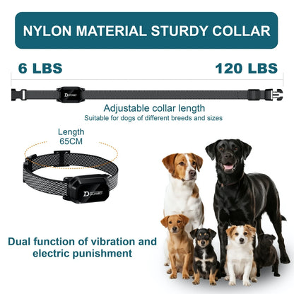 800M Digital Dog Training Collar Waterproof Rechargeable Remote Control Pet with LCD Display for All Size Shock Vibration Sound
