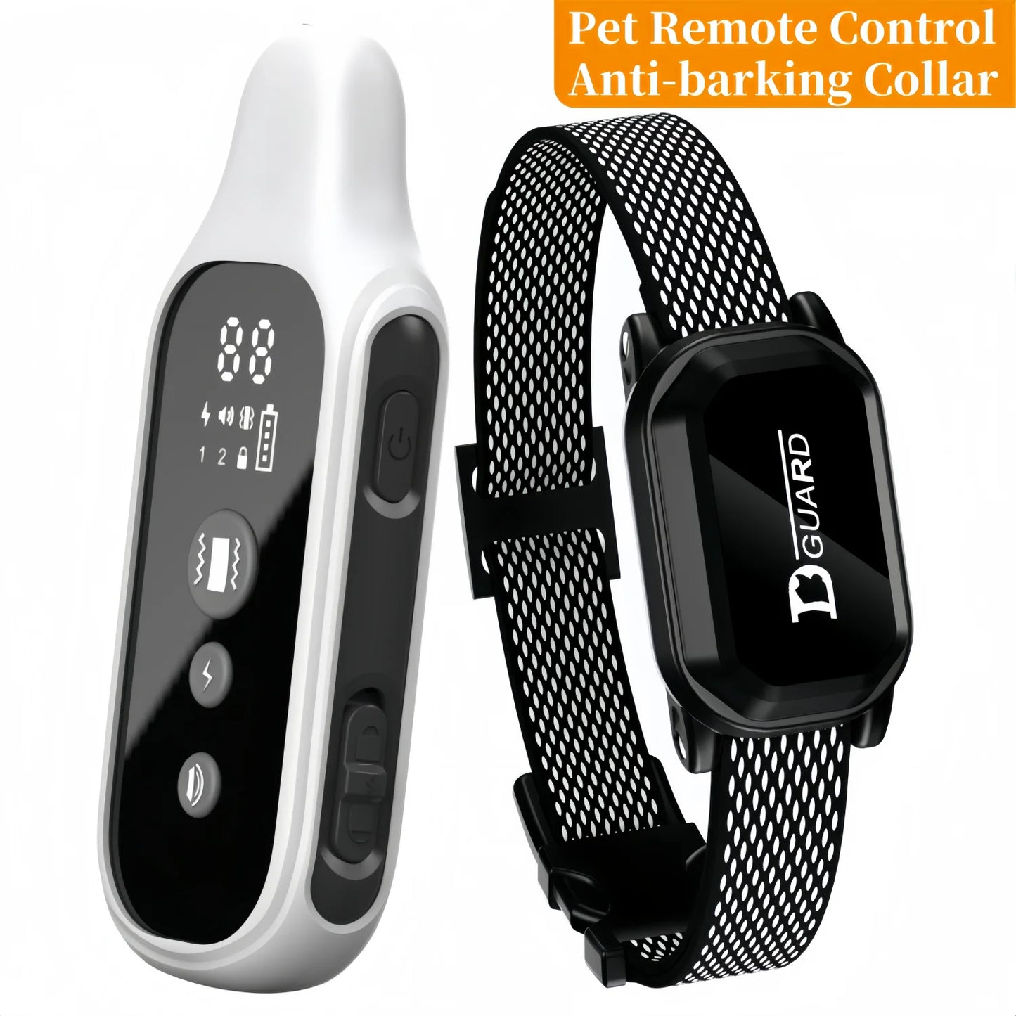 800M Digital Dog Training Collar Waterproof Rechargeable Remote Control Pet with LCD Display for All Size Shock Vibration Sound