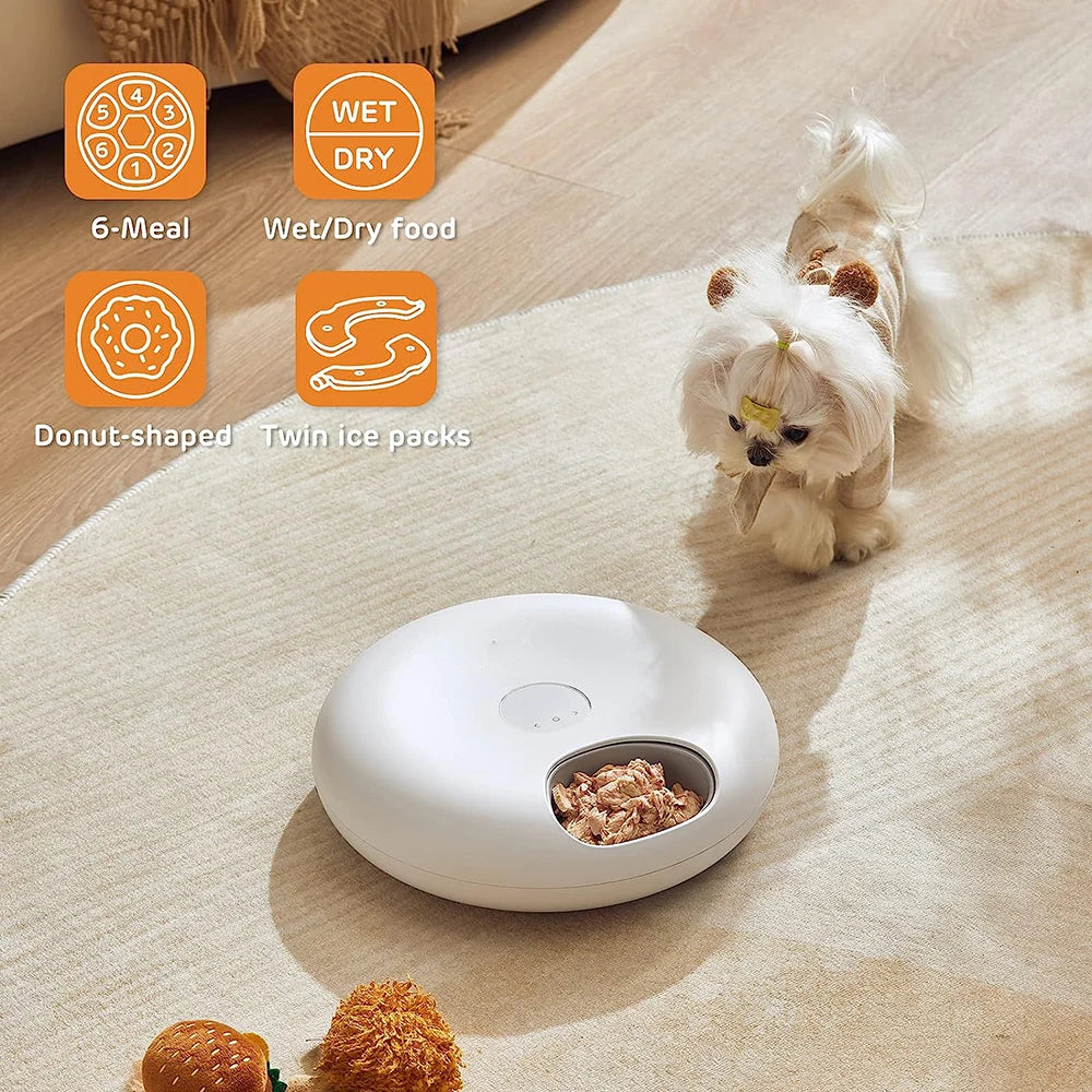 Rechargable Wet Food Cat and Dog Automatic Feeder Wet Food Samart Dispenser Pet Timed Feeding Wet Food Bowl